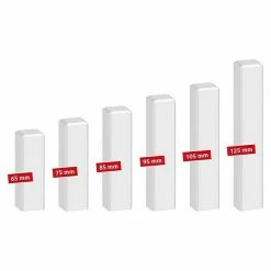 Coupon 👏 BAUHAUS Eckstäbchen 21 X 21 X 65 Mm, Weiß, 4 Stk. ✔️ -Bodenverlegebedarf Verkäufe 12 193