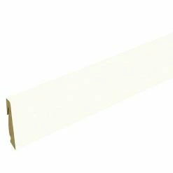 Aktion 🔔 BAUHAUS Profiles And More Sockelleiste FU147H Weiß 2,4 M X 18,5 Mm X 38,5 Mm, Gerade ✨