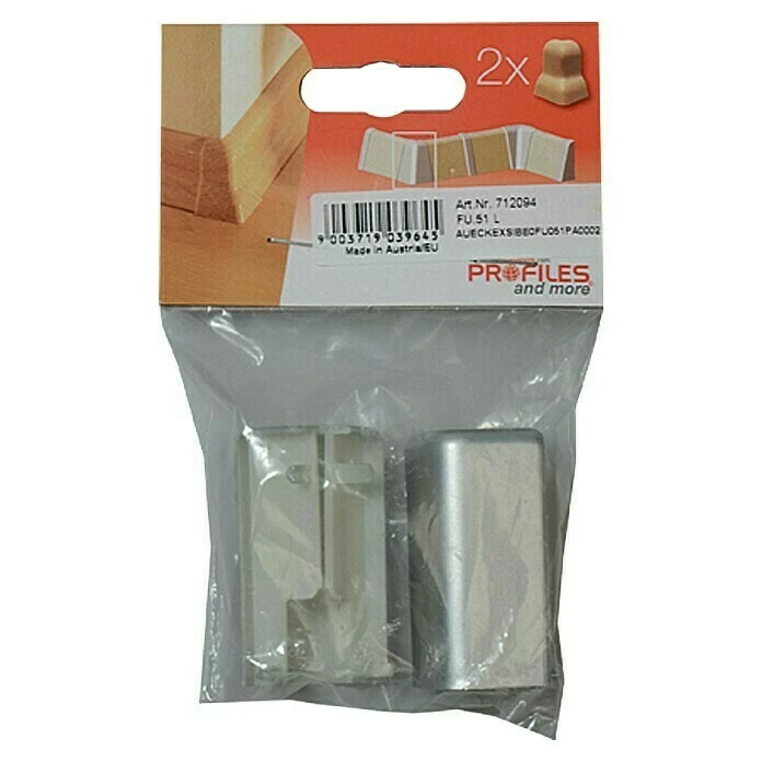 Aktion 👍 BAUHAUS Profiles And More Außenecke FU51L/KU51L Silber, 2 Stk. 🧨 2 Aktion 👍 BAUHAUS Profiles And More Außenecke FU51L/KU51L Silber, 2 Stk. 🧨 – Bild 2