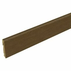 Am billigsten 😀 BAUHAUS Profiles And More Sockelleiste FU147H Eiche Havanna 2,4 M X 18,5 Mm X 38,5 Mm, Gerade 🤩