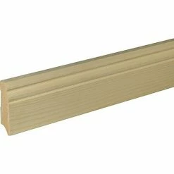 Budget 🌟 BAUHAUS Sockelleiste SF270 2,4 M X 1,8 Cm X 7 Cm, Fichte/Kiefer Astig 😍