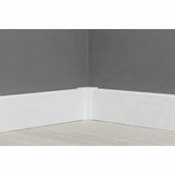 Bester Verkauf 🎁 BAUHAUS Innenecke Modern 58 Weiß, 2 Stk. ⌛ -Bodenverlegebedarf Verkäufe 12 203