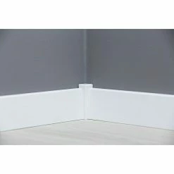 Großhandel 🧨 BAUHAUS Sockelleiste Weiß, 2,4 M X 18 Mm X 58 Mm, Konisch 🔥 -Bodenverlegebedarf Verkäufe 12 2051