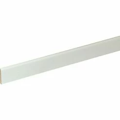 Coupon 😉 BAUHAUS Massivleiste 2,4 M X 5 Mm X 29 Mm, Buche, Weiß Lackiert ⭐