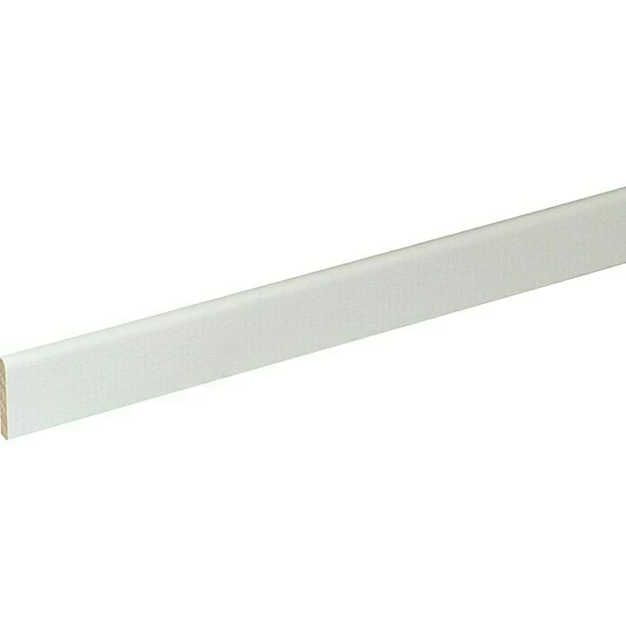 Coupon 😉 BAUHAUS Massivleiste 2,4 M X 5 Mm X 29 Mm, Buche, Weiß Lackiert ⭐ 1 Coupon 😉 BAUHAUS Massivleiste 2,4 M X 5 Mm X 29 Mm, Buche, Weiß Lackiert ⭐