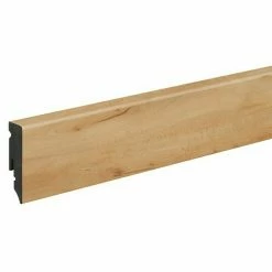 Auslauf 👏 BAUHAUS Profiles And More Sockelleiste KU51L Woodlands 2,4 M X 15 Mm X 50 Mm, Gerade ⌛