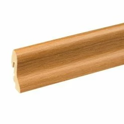 Budget 💯 BAUHAUS Profiles And More Furnierleiste SU18L Eiche Hellbraun 2,5 M X 18,5 Mm X 38,5 Mm, Geschwungen 🥰