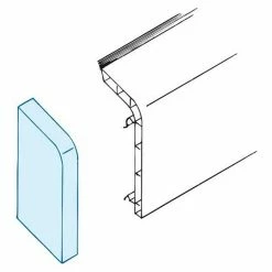 Blitzangebot 🛒 BAUHAUS Marley Endkappe Links, Anthrazit, 2 Stk. ⭐ -Bodenverlegebedarf Verkäufe 12 2172