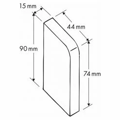 Blitzangebot 🛒 BAUHAUS Marley Endkappe Links, Anthrazit, 2 Stk. ⭐ -Bodenverlegebedarf Verkäufe 12 2173