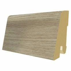 Bestpreis 🌟 BAUHAUS Egger Sockelleiste Garrison Eiche Grau 2,4 M X 17 Mm X 60 Mm, Gerade 🛒