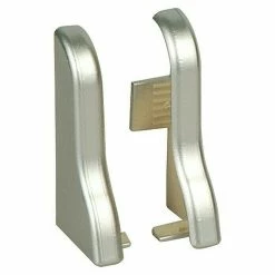 Neu ❤️ BAUHAUS Profiles And More Endkappe SU18/FU18 Silber, 2 Stk. 🧨