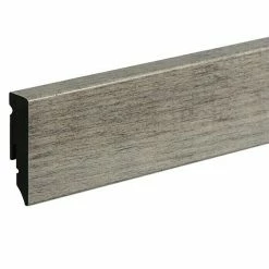 Aktion ⭐ BAUHAUS Profiles And More Sockelleiste KU51L Reykjavík 2,4 M X 15 Mm X 50 Mm, Gerade 🌟