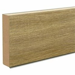 Angebote ⌛ BAUHAUS Sockelleiste Cubu 60 Cansing 2,5 M X 13 Mm X 60 Mm, Gerade ⌛