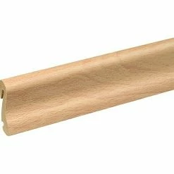 Aktion 🥰 BAUHAUS Profiles And More Sockelleiste FU18H Buche Hell 2,4 M X 18,5 Mm X 38,5 Mm, Geschwungen 🔥