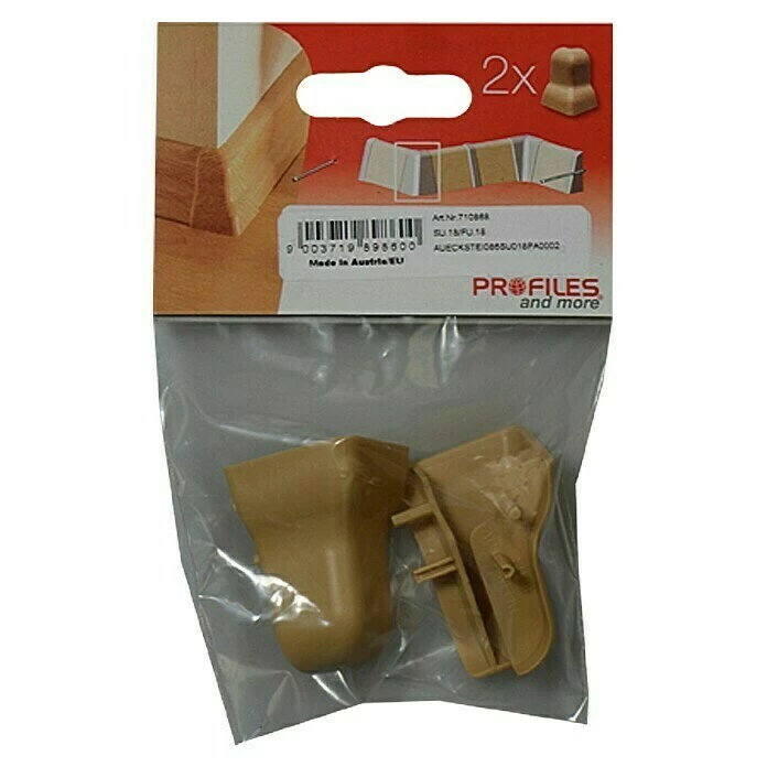 Schlussverkauf 💯 BAUHAUS Profiles And More Außenecke SU18/FU18 Eiche Hell, 2 Stk. 🎁 2 Schlussverkauf 💯 BAUHAUS Profiles And More Außenecke SU18/FU18 Eiche Hell, 2 Stk. 🎁 – Bild 2