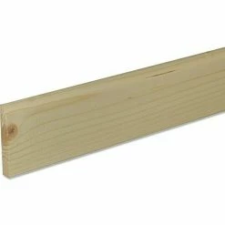 Rabatt 🛒 BAUHAUS Sockelleiste SF260 2,4 M X 1 Cm X 7 Cm, Fichte/Kiefer Astig 🛒