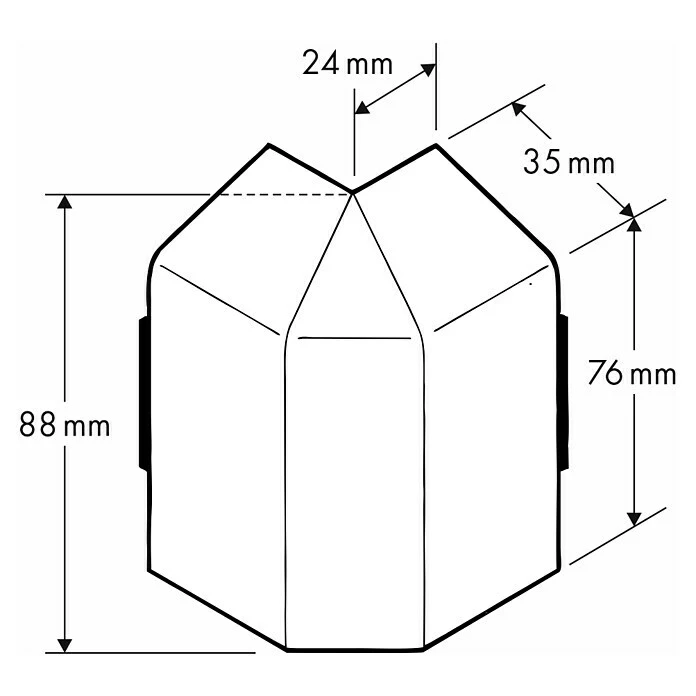 Aktion 😍 BAUHAUS Marley Außenecke 2 Stk., Silbereiche ✔️ 5 Aktion 😍 BAUHAUS Marley Außenecke 2 Stk., Silbereiche ✔️ – Bild 5