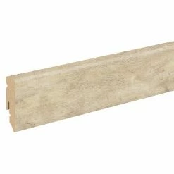 Aktion 🔥 BAUHAUS Profiles And More Sockelleiste KU51L Eiche Trient 2,4 M X 15 Mm X 50 Mm, Gerade 🛒