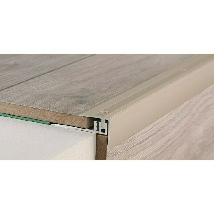 Bestpreis ✨ BAUHAUS LOGOCLIC Treppenkantenprofil 229 Edelstahl Matt, 1 M X 27,7 Mm X 27 Mm, Montageart: Schrauben 😀 1 Bestpreis ✨ BAUHAUS LOGOCLIC Treppenkantenprofil 229 Edelstahl Matt, 1 M X 27,7 Mm X 27 Mm, Montageart: Schrauben 😀