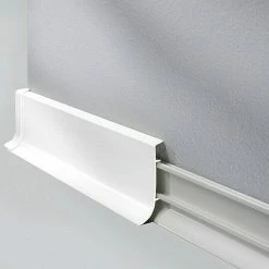 Budget 😀 BAUHAUS LOGOCLIC Klemmsockelleiste KSL Weiß, 2,5 M X 18,5 Mm X 60 Mm 😍