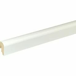 Brandneu 💯 BAUHAUS Sockelleiste FU49L Weiß, 2,4 M X 20 Mm X 40 Mm, Lackiert ⌛