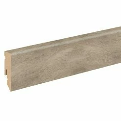 Coupon ✔️ BAUHAUS Profiles And More Sockelleiste KU51L Eiche Trient Grau 2,4 M X 15 Mm X 50 Mm, Gerade 👏