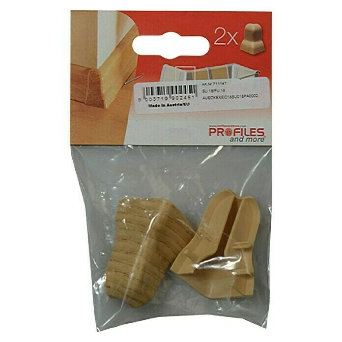 Billig 🤩 BAUHAUS Profiles And More Außenecke SU18/FU18 Eiche Natur, 2 Stk. 🎁 2 Billig 🤩 BAUHAUS Profiles And More Außenecke SU18/FU18 Eiche Natur, 2 Stk. 🎁 – Bild 2
