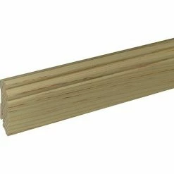 Schlussverkauf ❤️ BAUHAUS Sockelleiste Fichte/Kiefer Astig, 2,4 M X 19 Mm X 70 Mm ✔️