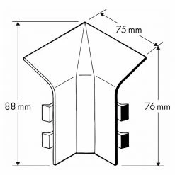 Auslauf 🛒 BAUHAUS Marley Innenecke 2 Stk., Buche 💯 9 Auslauf 🛒 BAUHAUS Marley Innenecke 2 Stk., Buche 💯 -Bodenverlegebedarf Verkäufe 12 2528