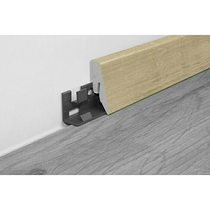 Coupon 😀 BAUHAUS LOGOCLIC Sockelleiste K40 C Eiche 2,6 M X 19 Mm X 40 Mm, Gerade 🛒 1 Coupon 😀 BAUHAUS LOGOCLIC Sockelleiste K40 C Eiche 2,6 M X 19 Mm X 40 Mm, Gerade 🛒