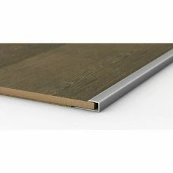 Angebote 🌟 BAUHAUS LOGOCLIC Endprofil 250 Silber, 2,7 M X 24 Mm X 12 Mm, Montageart: Kleben 👏