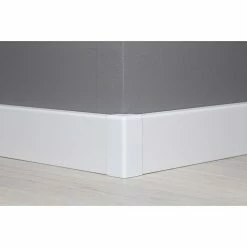 Großhandel ✨ BAUHAUS Außenecke Modern 58 Weiß, 2 Stk. 🧨 -Bodenverlegebedarf Verkäufe 12 285