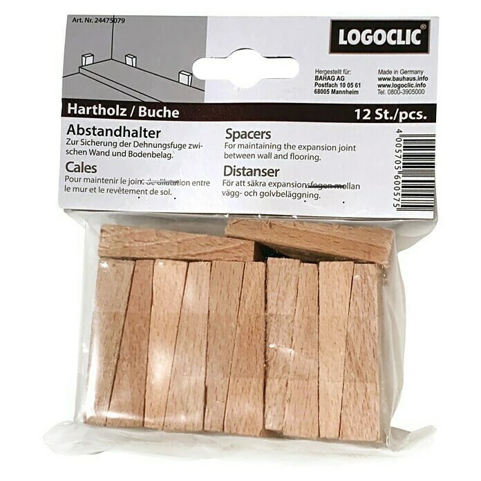 Rabatt 🛒 BAUHAUS LOGOCLIC Holzkeile 12 Stk., Buche 🤩 1 Rabatt 🛒 BAUHAUS LOGOCLIC Holzkeile 12 Stk., Buche 🤩