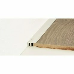 Schlussverkauf 🔥 BAUHAUS LOGOCLIC Abschlussprofil 222 Silber, 2,7 M X 21 Mm, Montageart: Schrauben 😉