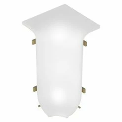 Angebote 👏 BAUHAUS LOGOCLIC Innenecke Weiß, 2 Stk., Geeignet Für: Kabelkanal-Sockelleisten 👍