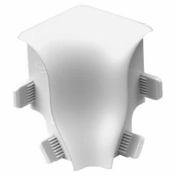 Großhandel ⌛ BAUHAUS LOGOCLIC Innenecke K40 Weiß, 2 Stk., Geeignet Für: Sockelleiste K40 🥰