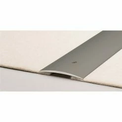 Neu 🎁 BAUHAUS LOGOCLIC Übergangsprofil 134 Edelstahl Matt, 1 M X 60 Mm X 5 Mm, Montageart: Schrauben 👏