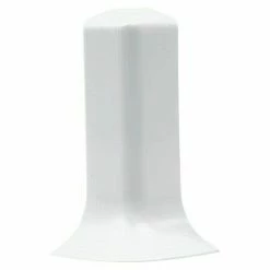 Schlussverkauf 🥰 BAUHAUS LOGOCLIC Außenecke Weiß, 2 Stk., Geeignet Für: Klemmsockelleisten ⭐