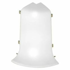 Budget 😍 BAUHAUS LOGOCLIC Außenecke Weiß, 2 Stk., Geeignet Für: Kabelkanal-Sockelleisten 💯