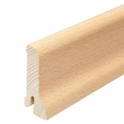Besorgen 🎁 BAUHAUS Sockelleiste Buche Gedämpft 2,4 M X 2,1 Cm X 6 Cm ❤️