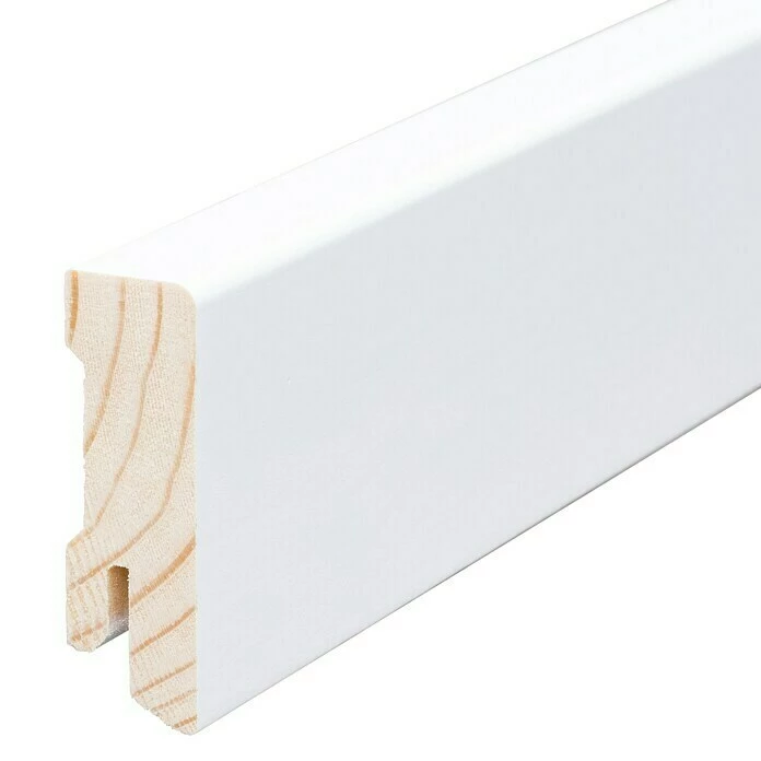 Budget 🥰 BAUHAUS Sockelleiste 2,4 M X 1,6 Cm X 4 Cm, Nadelholz, Weiß Lackiert ❤️ 1 Budget 🥰 BAUHAUS Sockelleiste 2,4 M X 1,6 Cm X 4 Cm, Nadelholz, Weiß Lackiert ❤️