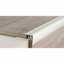 Neu 😍 BAUHAUS LOGOCLIC Treppenkantenprofil 229 Silber, 1 M X 27,7 Mm X 27 Mm, Montageart: Schrauben 😍