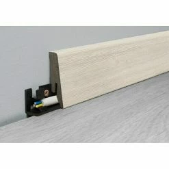 Rabatt ❤️ BAUHAUS LOGOCLIC Aquaprotect Sockelleiste K58 Beach Oak 2,6 M X 18 Mm X 58 Mm, Gerade 😍