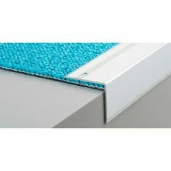 Neu 👍 BAUHAUS LOGOCLIC Treppenkantenprofil 294 Silber, 1 M X 45 Mm X 40 Mm, Montageart: Schrauben 🌟