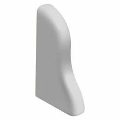 Bestes Angebot 🛒 BAUHAUS LOGOCLIC Endkappe K40 Chrom Matt, 2 Stk., Geeignet Für: Sockelleiste K40 🥰