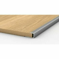 Rabatt 🧨 BAUHAUS LOGOCLIC Endprofil 253 Silber, 2,7 M X 24 Mm X 17 Mm, Montageart: Kleben ⭐