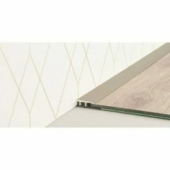 Billig 👍 BAUHAUS LOGOCLIC Abschlussprofil 324 Edelstahl Matt, 0,9 M X 21 Mm, Montageart: Stecken 😍