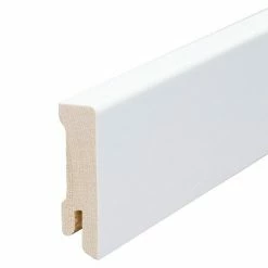 Bestpreis ✨ BAUHAUS Profiles And More Sockelleiste Weiß 2,4 M X 1,6 Cm X 5,8 Cm 😀