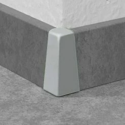 Brandneu 🧨 BAUHAUS LOGOCLIC Außenecke K40 C Grau, 2 Stk., Passend Für: LOGOCLIC Sockelleiste K40 C ✨