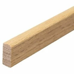 Coupon 🤩 BAUHAUS Sockelleiste 2,42 M X 0,9 Cm X 2,3 Cm, Eiche, Lackiert ✔️